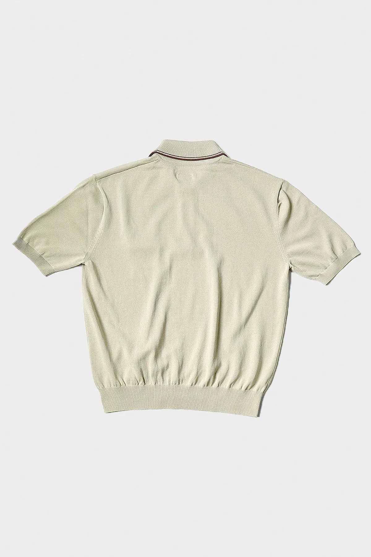 14G Knit CAROL Polo - Beige