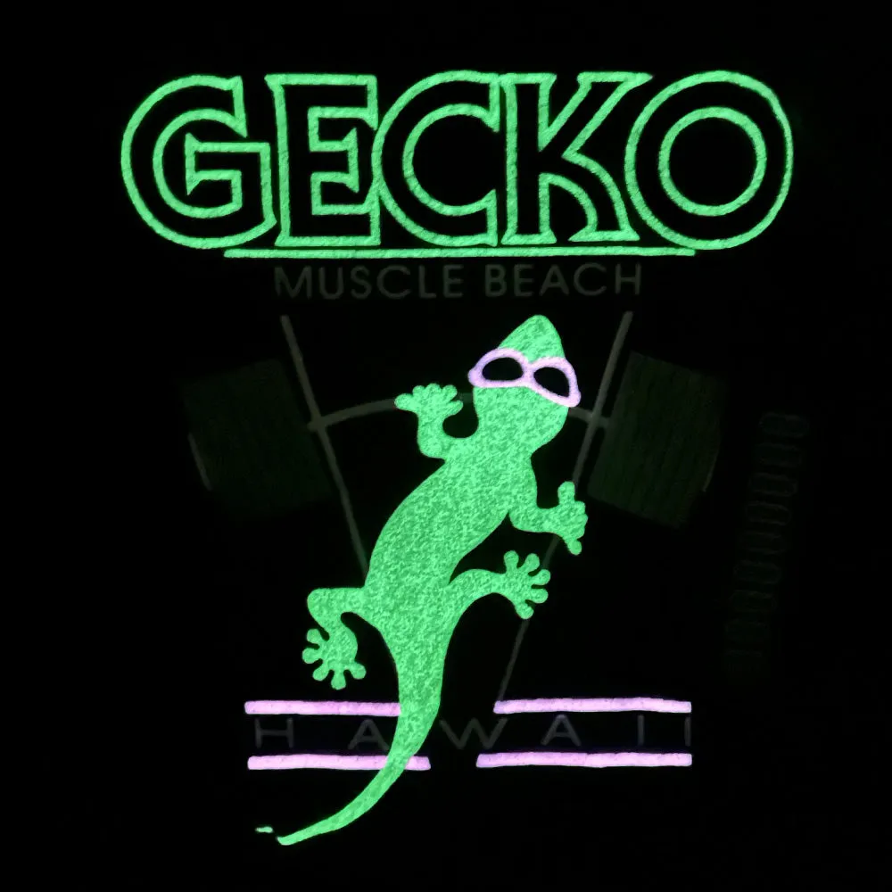 1987 Gecko Muscle Beach V2 - White Cotton Tank