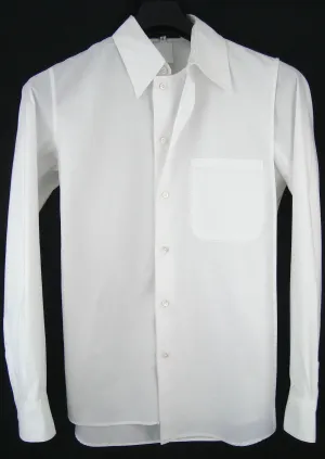 1997 Asymmetrical Tailored Shirt with Layered Panel