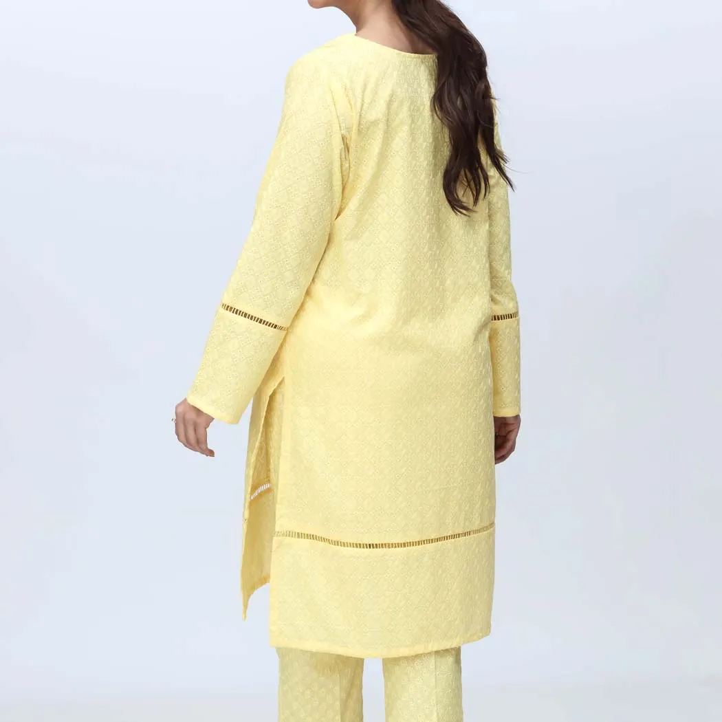 1PC-Embroidered ChikanKari Shirt PS4170