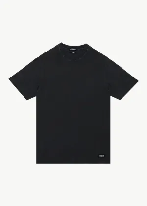 AFENDS Mens Classic - Hemp Retro T-Shirt - Stone Black