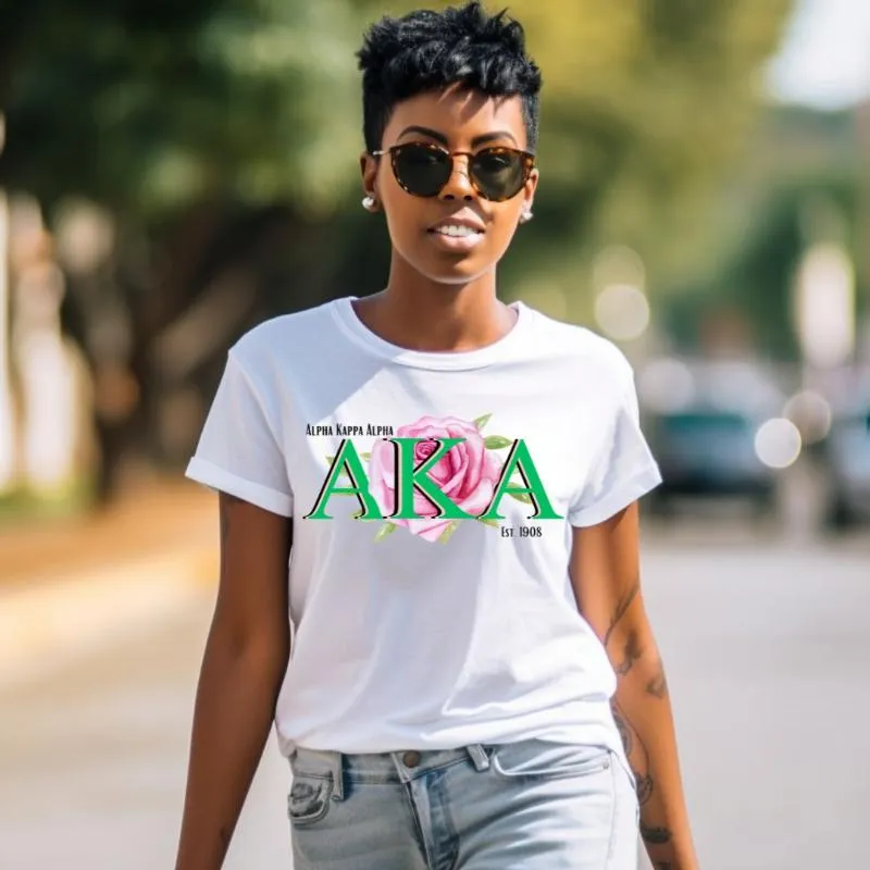 Alpha Kappa Alpha Flower Design PNG Download