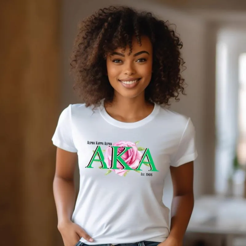 Alpha Kappa Alpha Flower Design PNG Download