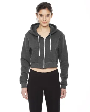 American Apparel F397W Ladies' Cropped Flex Fleece Zip Hoodie