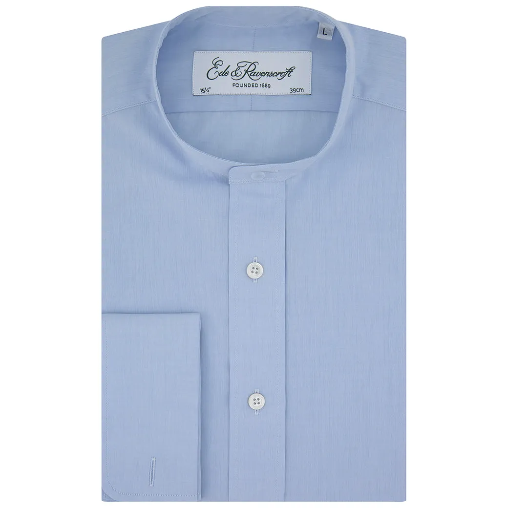 Anton Blue Poplin Cotton Tunic Shirt