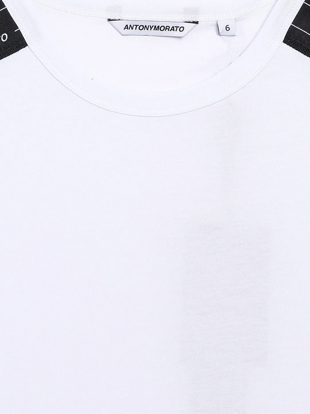 Antony Morato Kids White Regular Fit T-Shirt