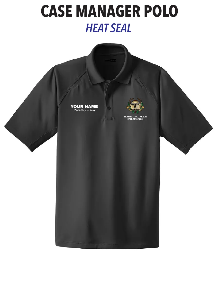 Atascadero Police - Men's (Heat Seal) Short Sleeve Polo -CASE MANAGER-