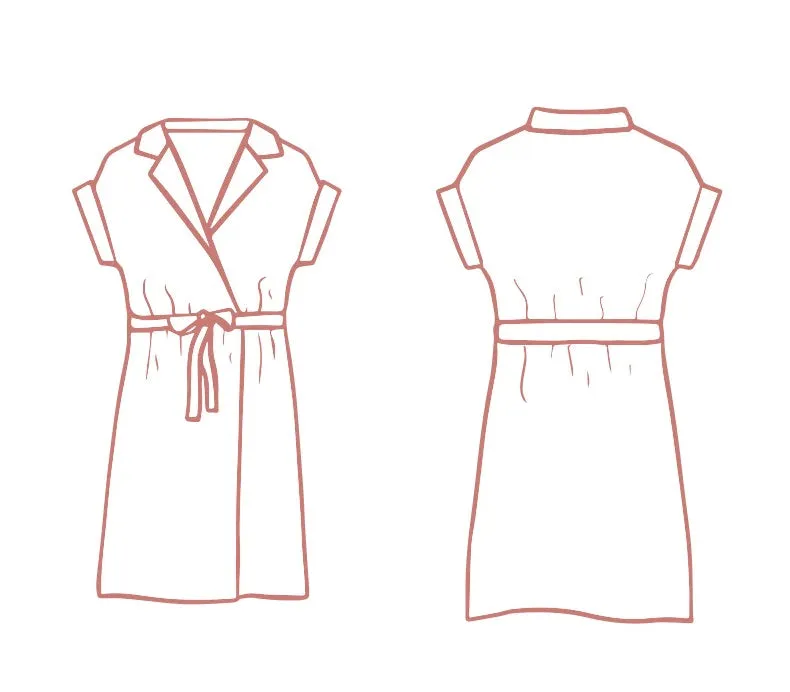 Atelier Jupe - Florence Wrap Dress Sewing Pattern