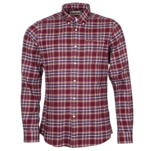 Barbour Alderton Tailored Mens Shirt - Ruby