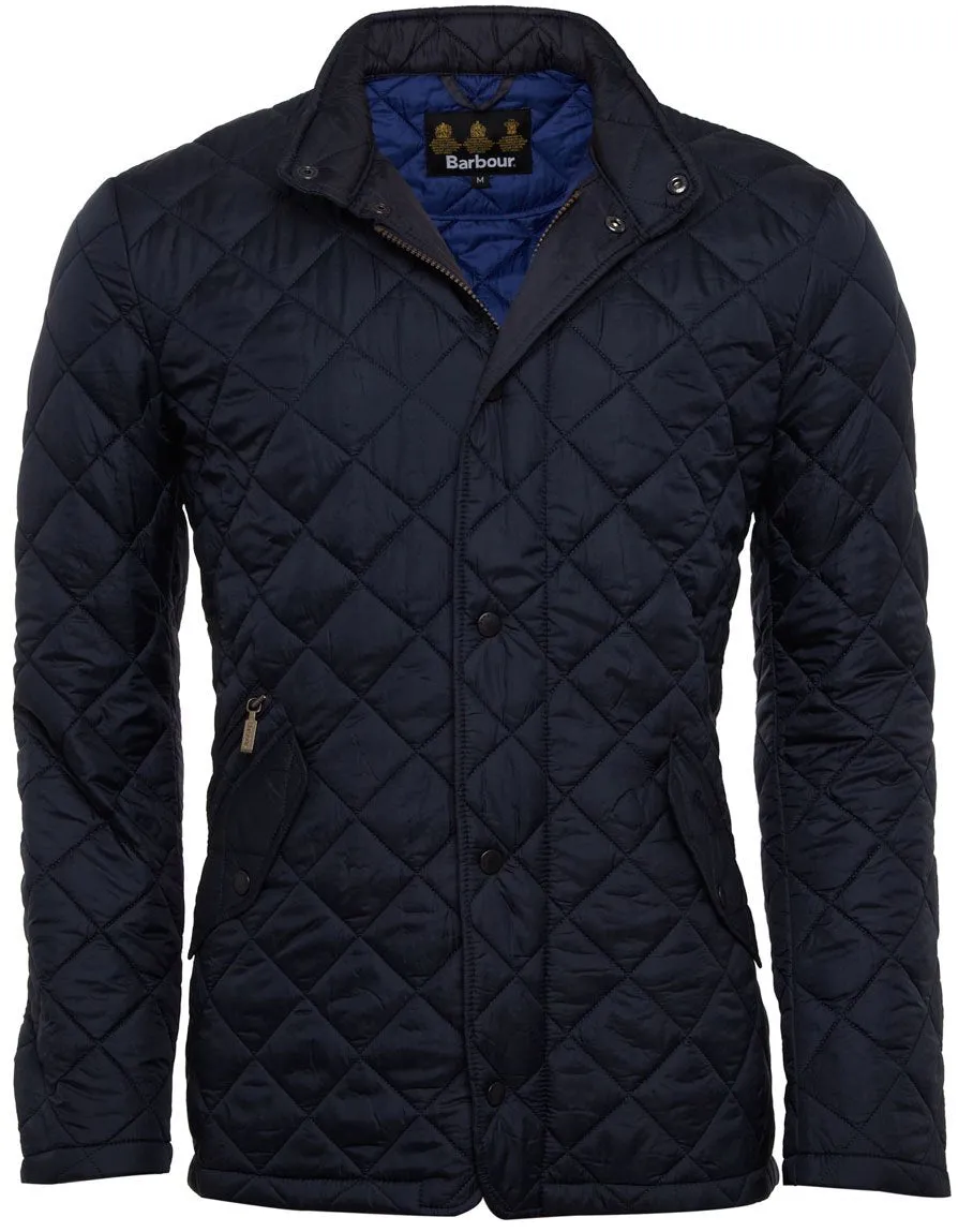 Barbour Chelsea Flyweight Navy Quilt Jacket MQU0007NY92