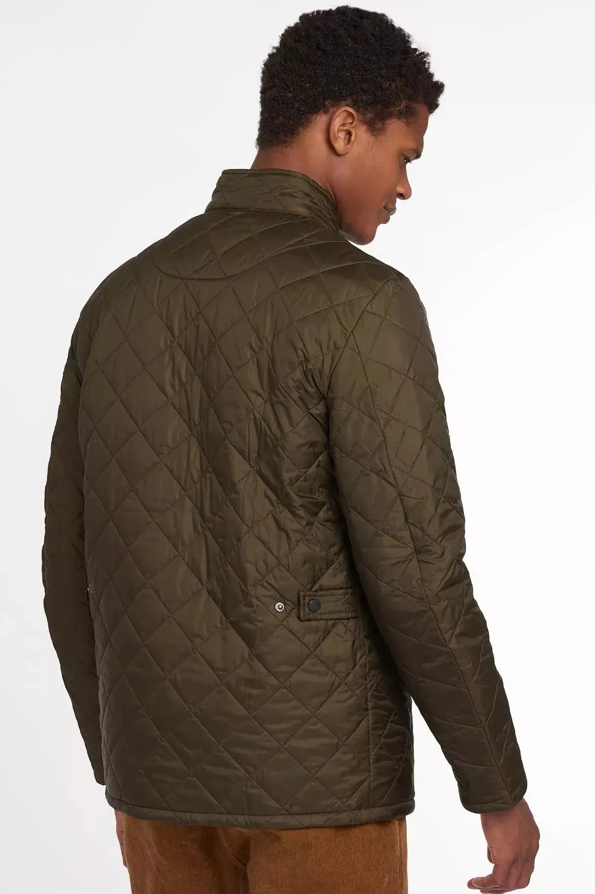 Barbour Chelsea Flyweight Quilted jacket in Olive MQU0007OL52