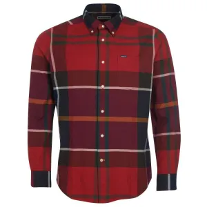 Barbour Dunoon Mens Tailored Shirt - Red