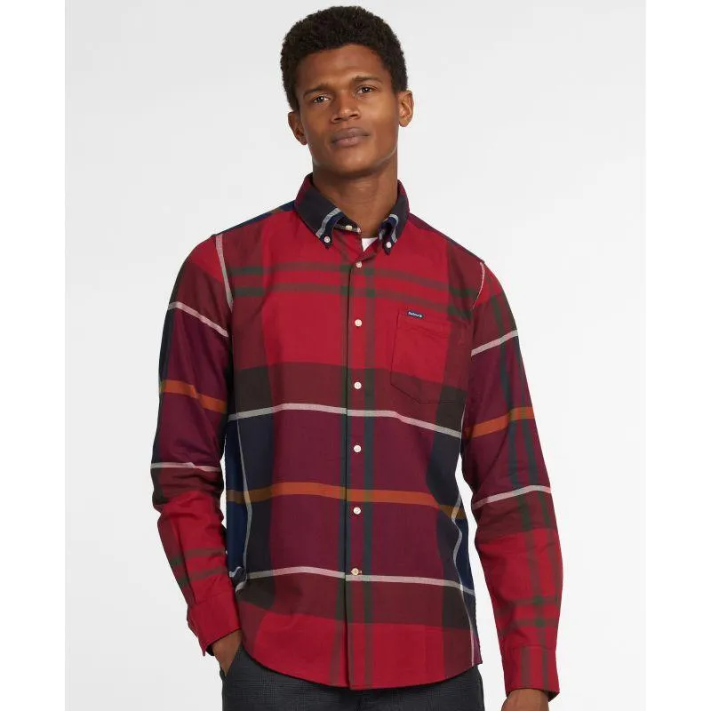 Barbour Dunoon Mens Tailored Shirt - Red