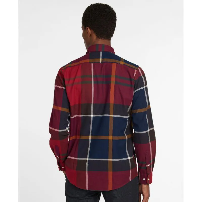 Barbour Dunoon Mens Tailored Shirt - Red