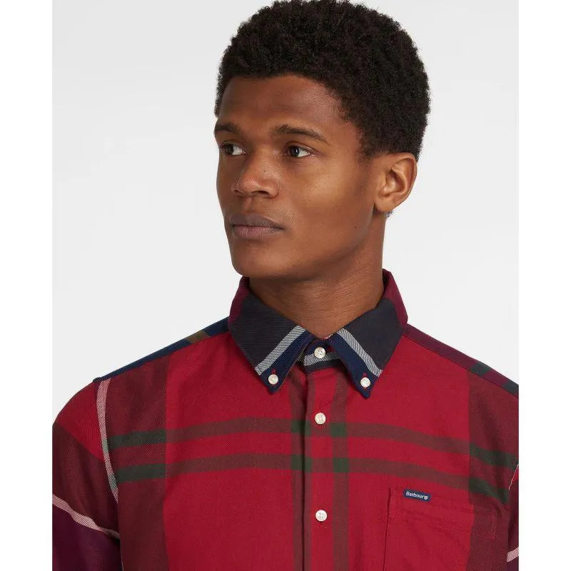 Barbour Dunoon Mens Tailored Shirt - Red