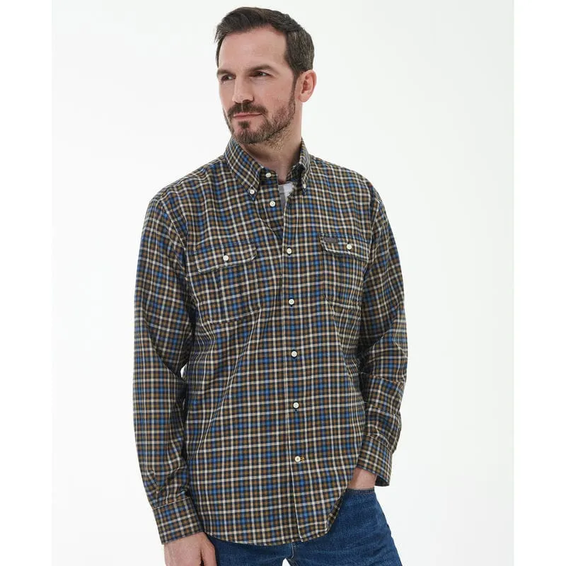 Barbour Foss Mens Tailored Shirt - Navy