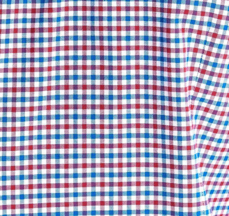 Barbour Gingham 11 Tailored Mens Shirt - Red