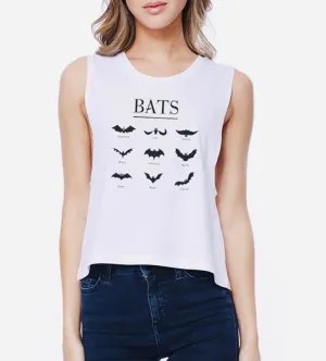 Bats White Tank