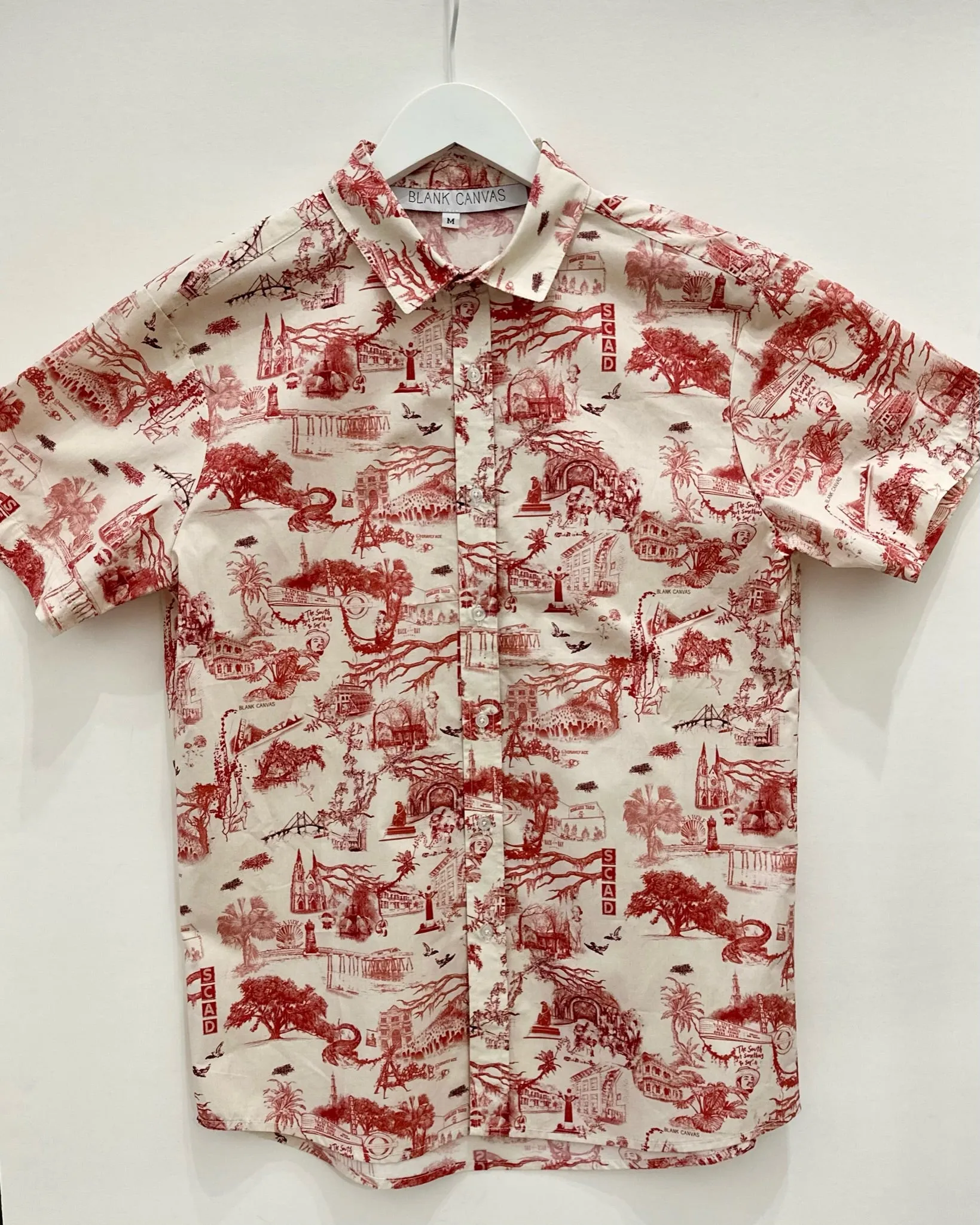 Blank Canvas Button up- Savannah Toile