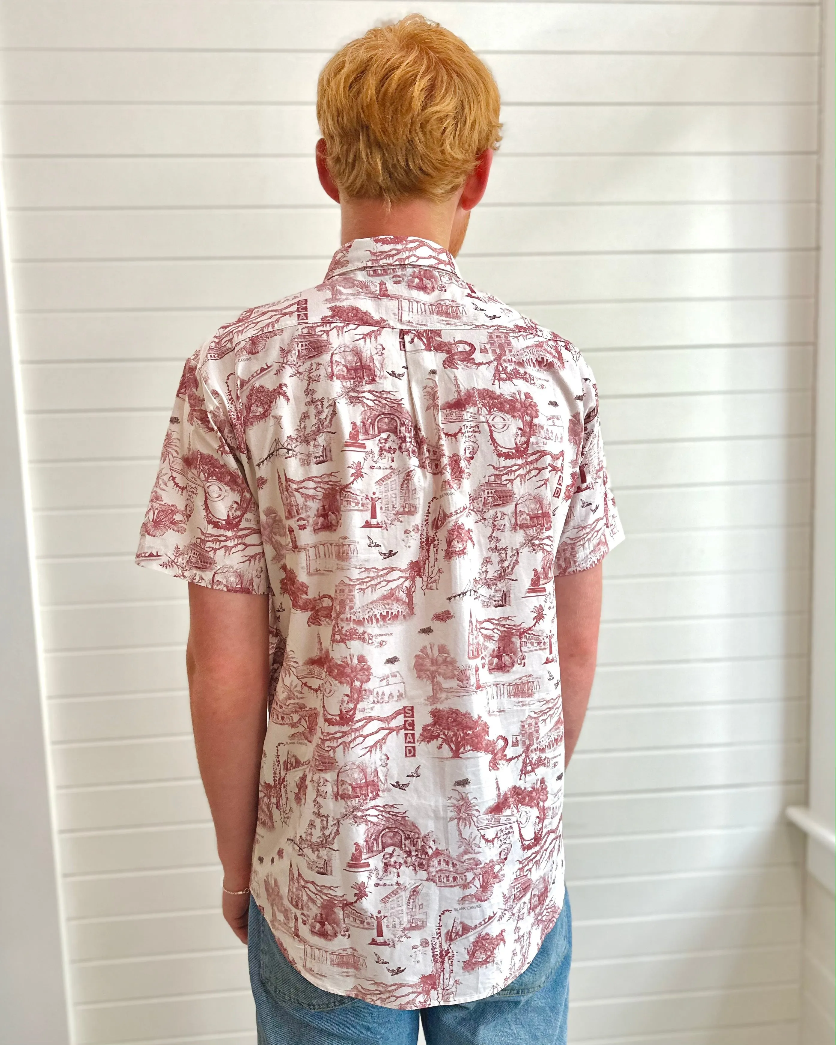 Blank Canvas Button up- Savannah Toile