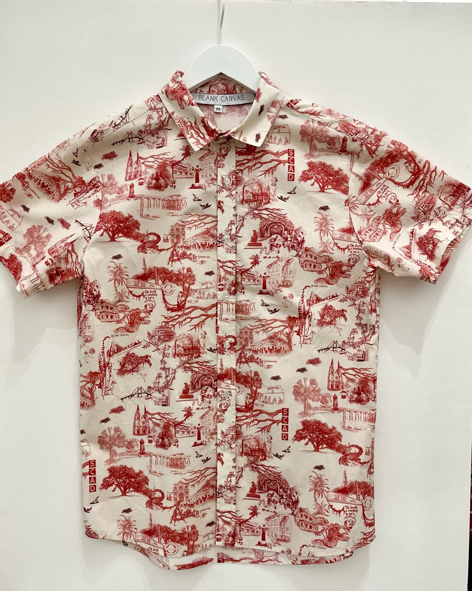 Blank Canvas Button up- Savannah Toile