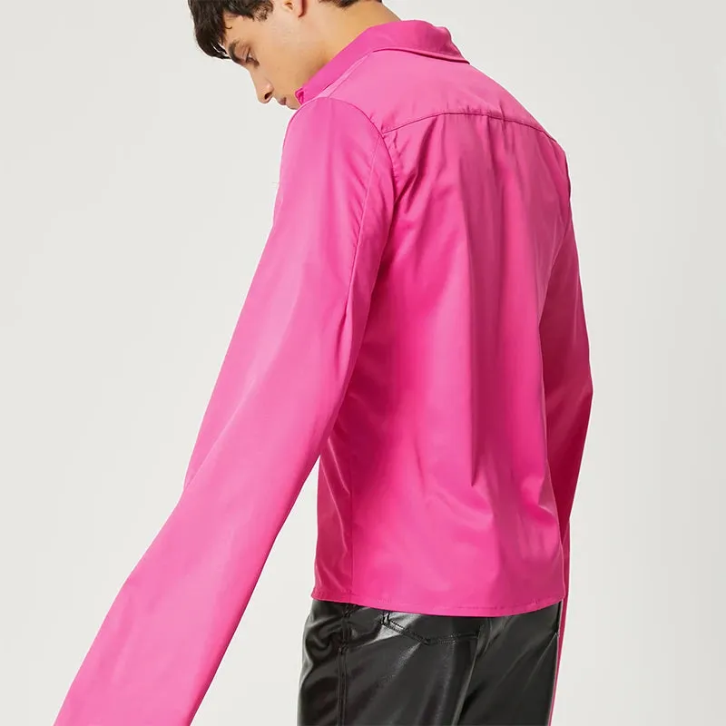 Bold Flair Split-Sleeve Shirt