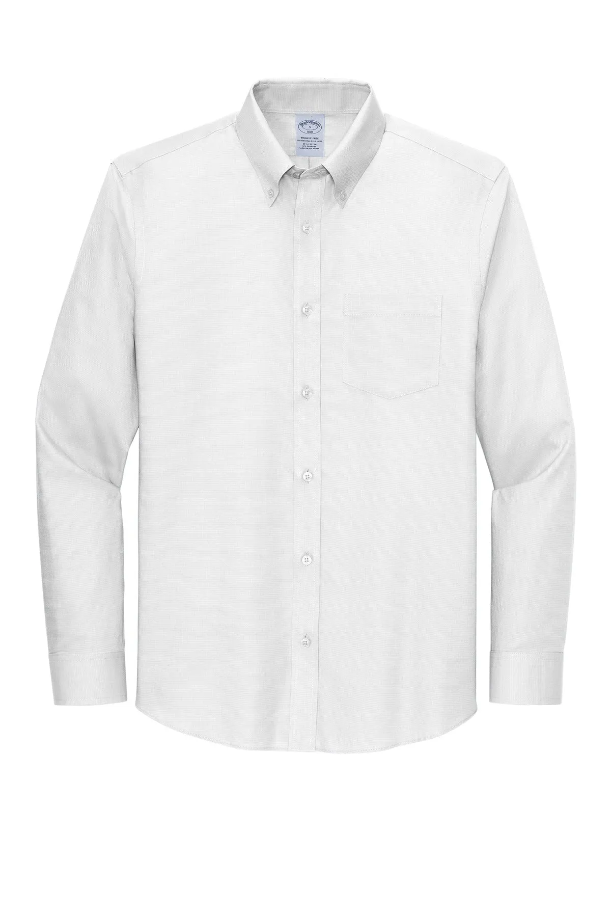 Brooks Brothers Wrinkle-Free Stretch Nailhead Shirt. BB18002