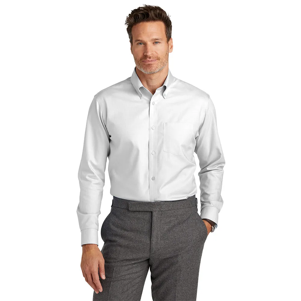 Brooks Brothers® Wrinkle-Free Stretch Nailhead Shirt - White