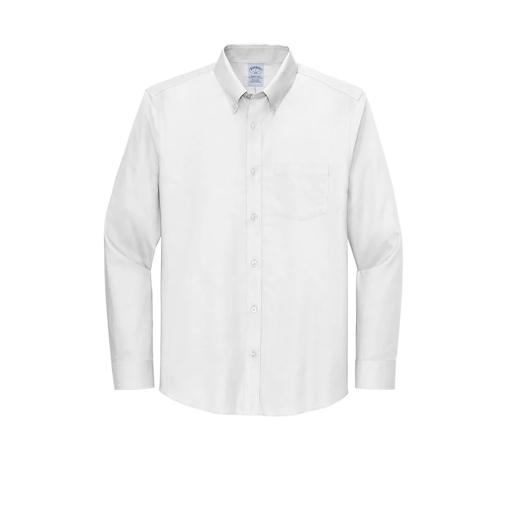 Brooks Brothers® Wrinkle-Free Stretch Nailhead Shirt - White