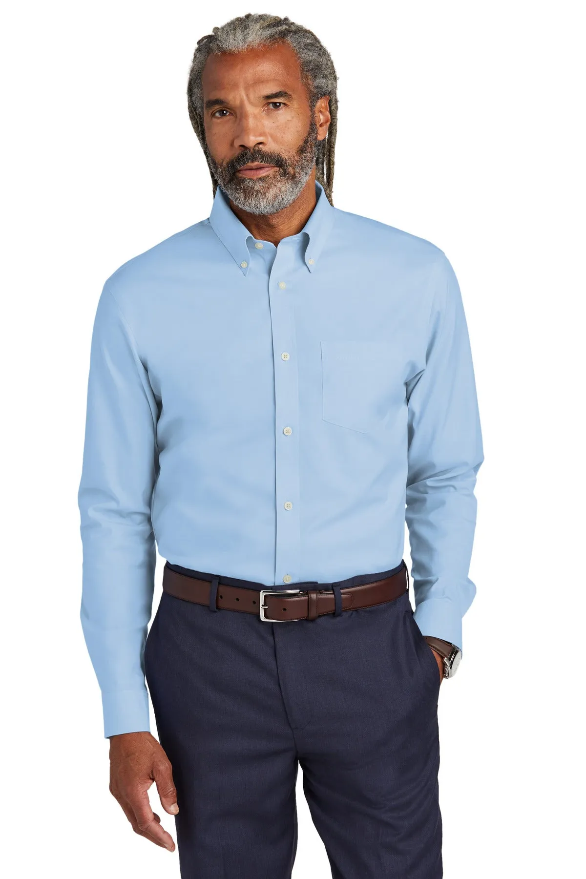 Brooks Brothers Wrinkle-Free Stretch Pinpoint Shirt. BB18000