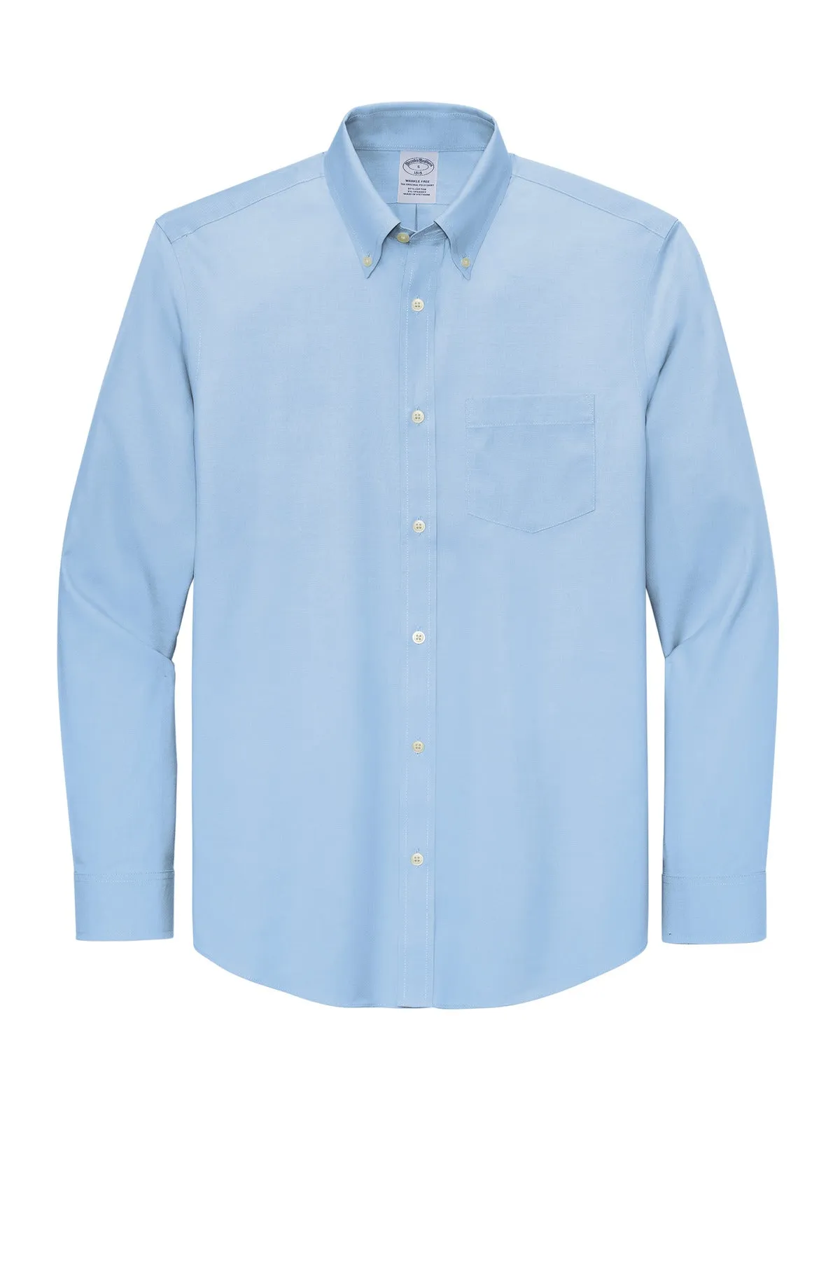 Brooks Brothers Wrinkle-Free Stretch Pinpoint Shirt. BB18000