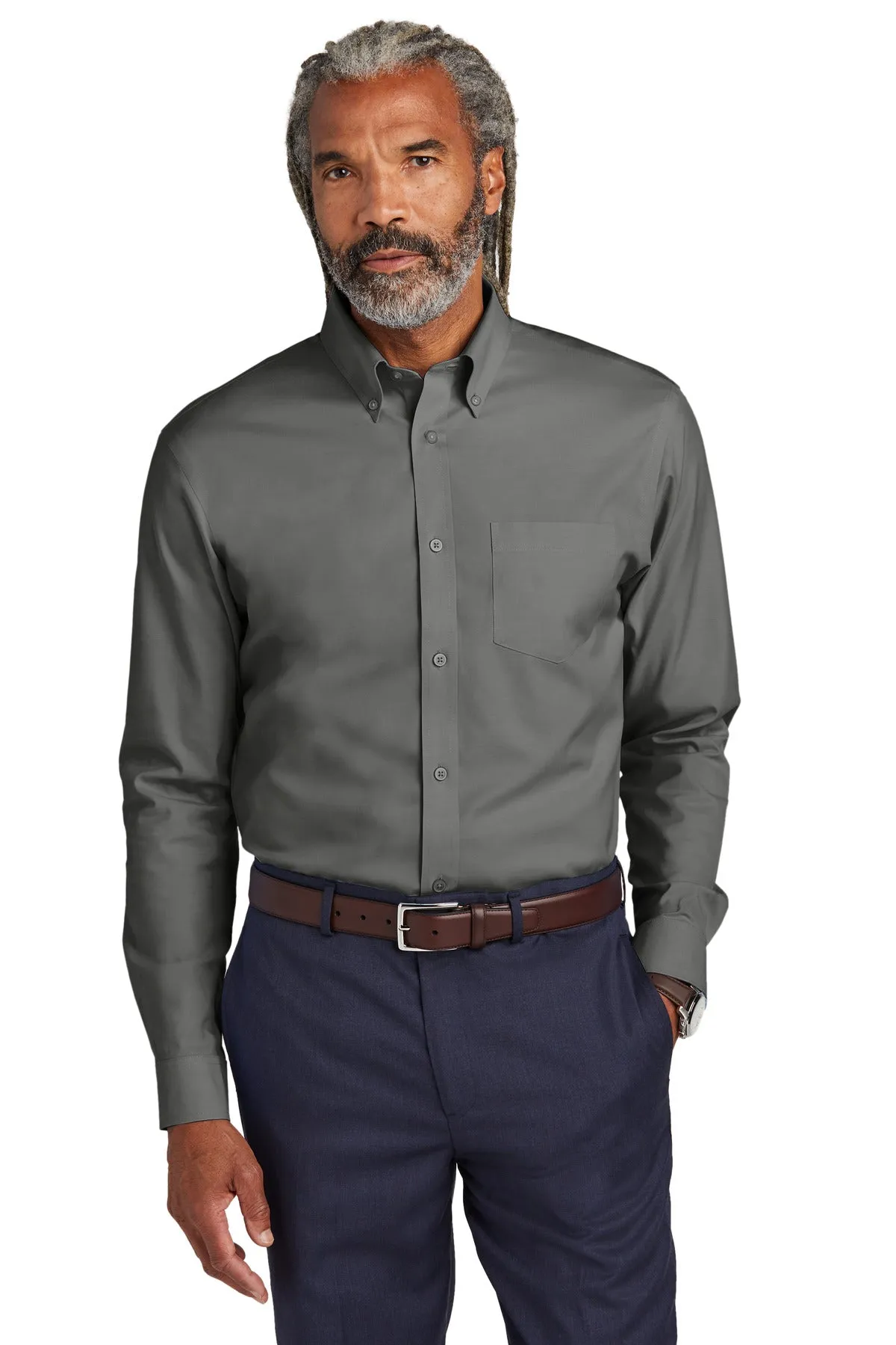 Brooks Brothers Wrinkle-Free Stretch Pinpoint Shirt. BB18000