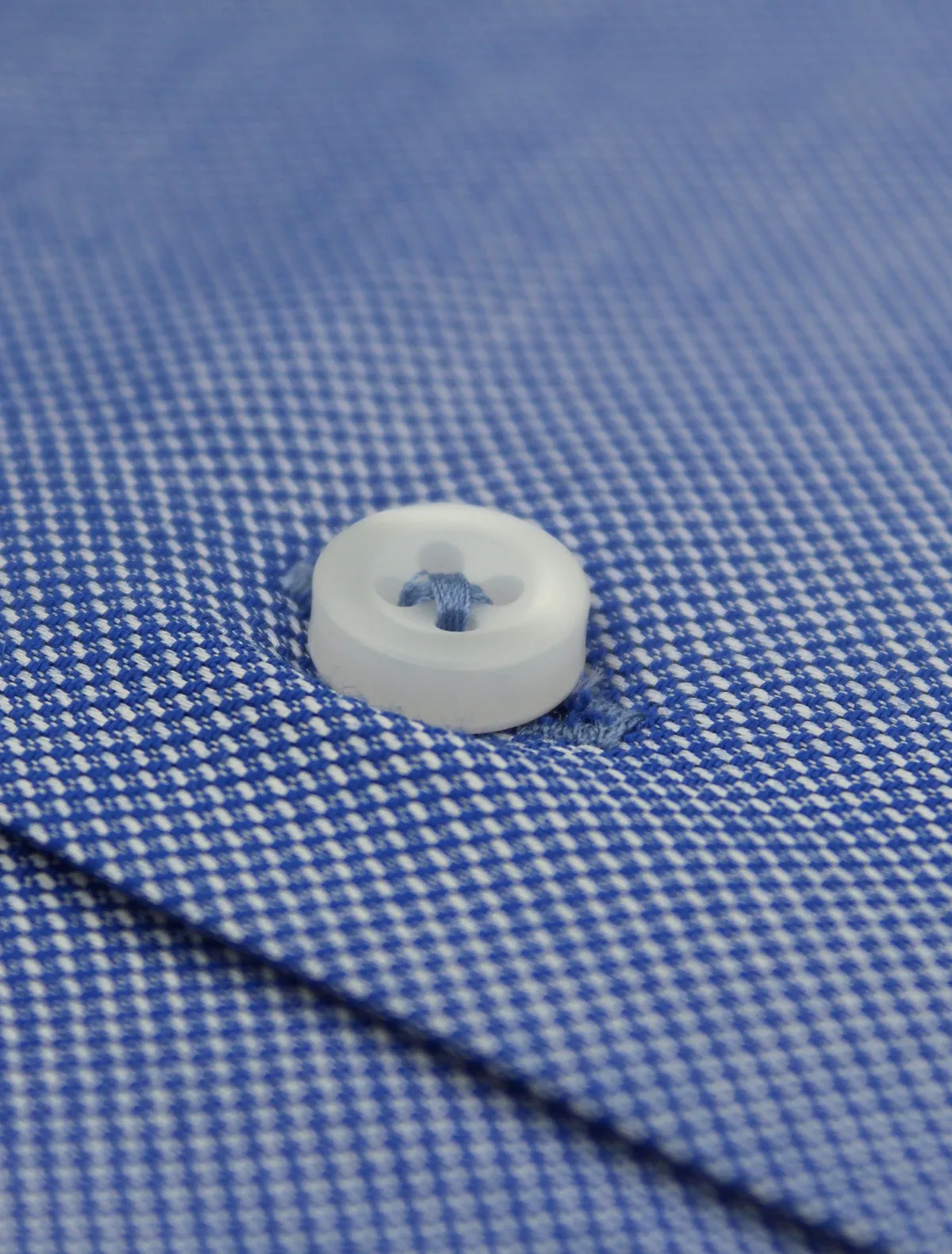 CLASSIC BLUE TEXTURED WEAVED SHIRT