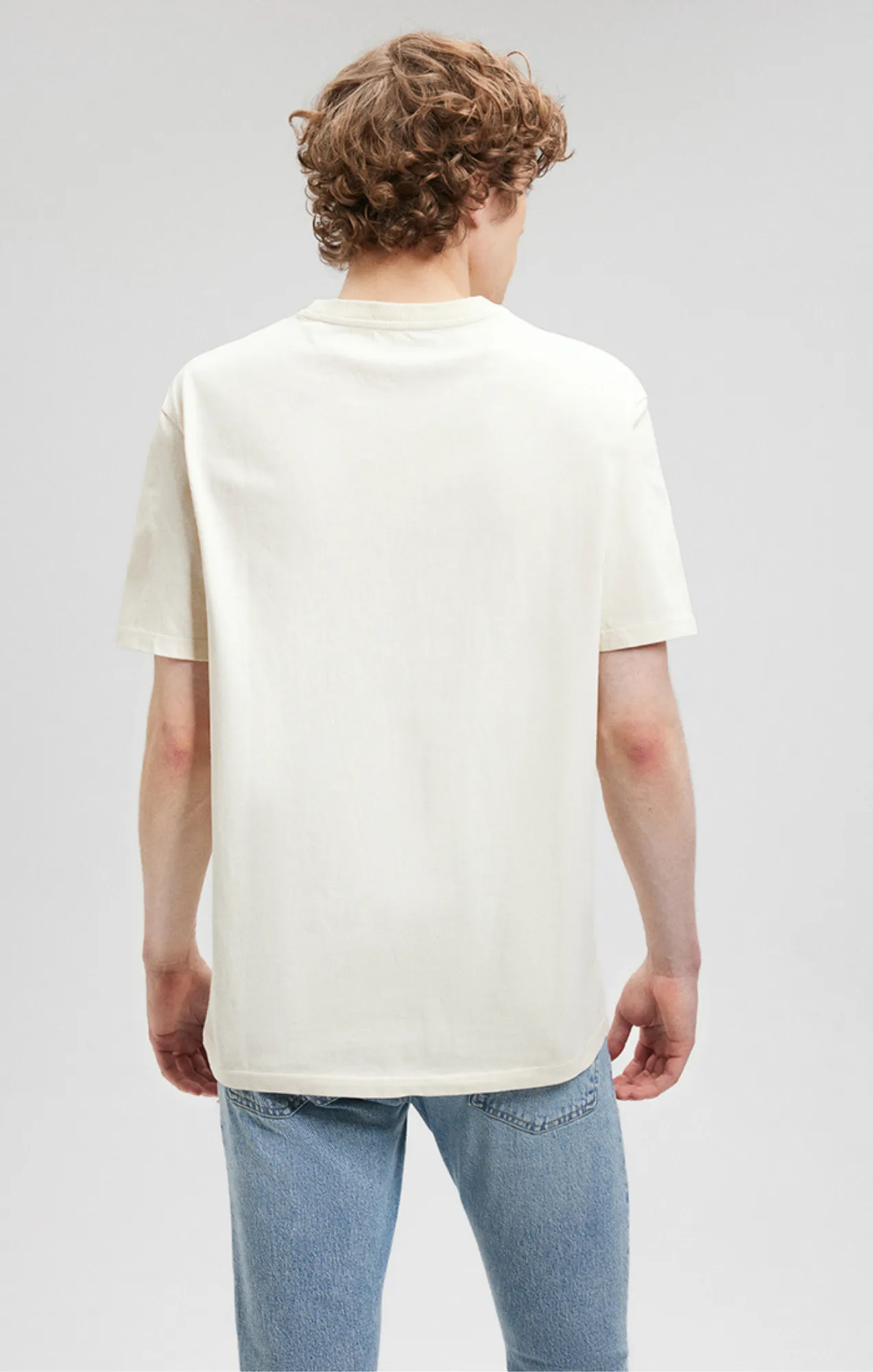 CLASSIC CREW NECK T-SHIRT IN BIRCH