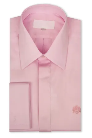 Classic Pink Forward Point Collar Shirt