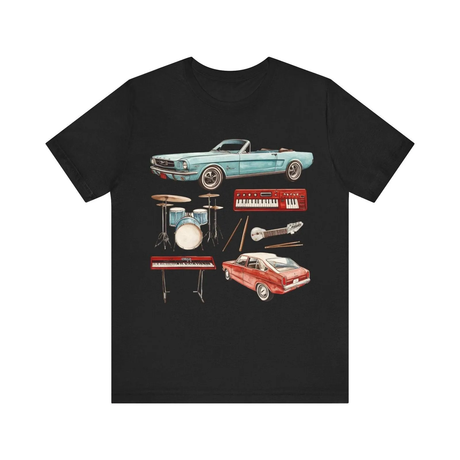 Classic Retro Rhythm Ride T Shirt