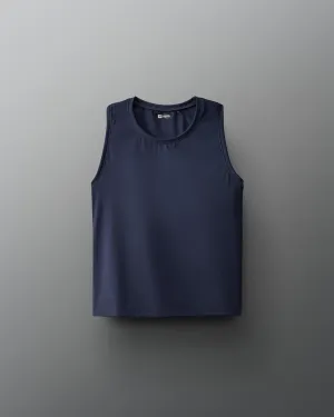 COOL-FEEL Women's Crop Tank Top - Navy