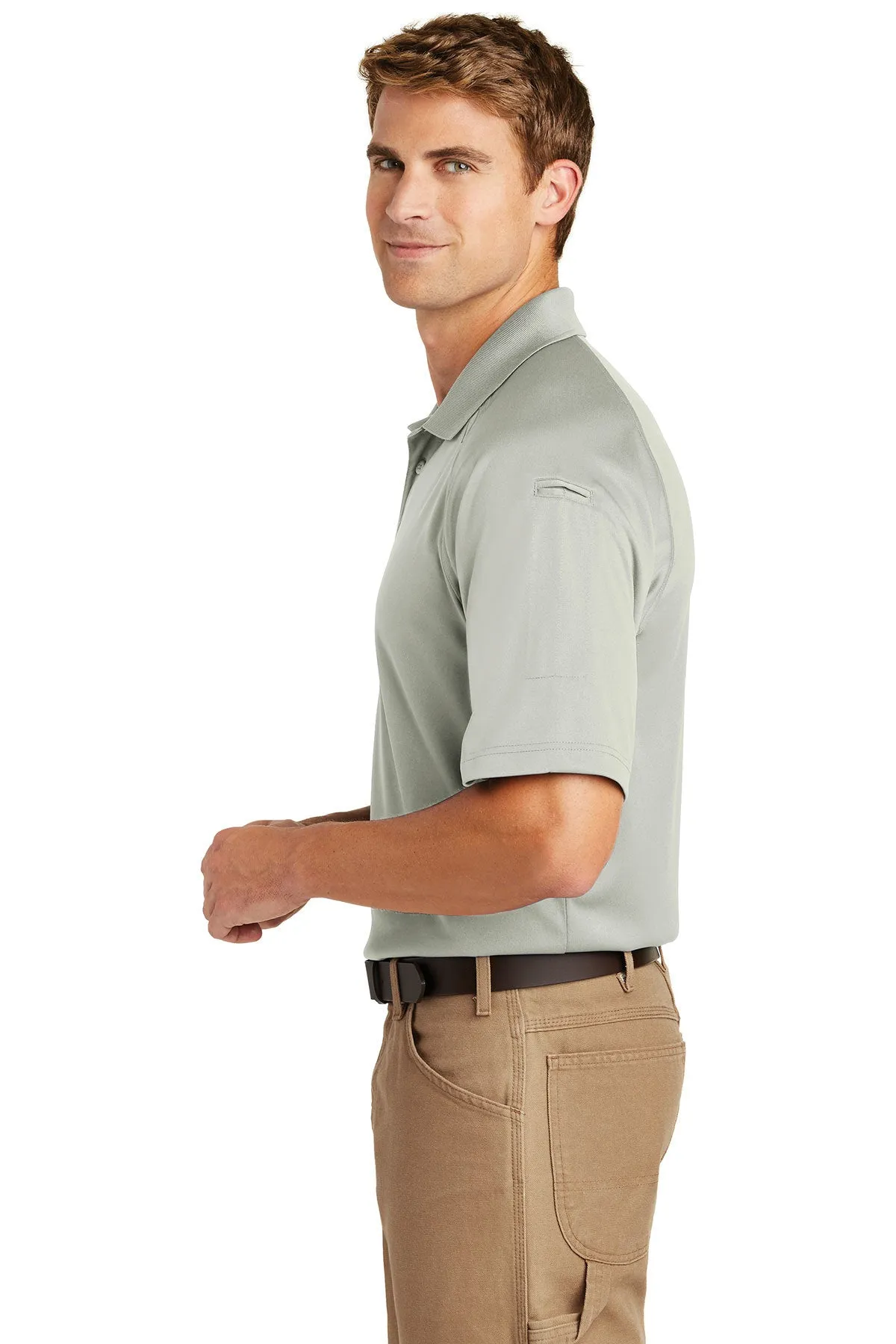 CornerStone Tall Select Tactical Polo, Light Grey