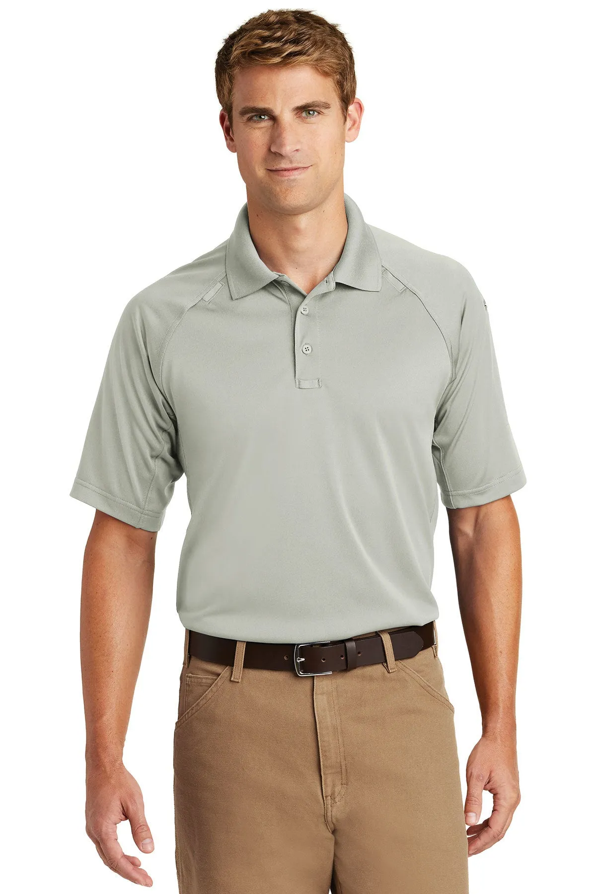 CornerStone Tall Select Tactical Polo, Light Grey