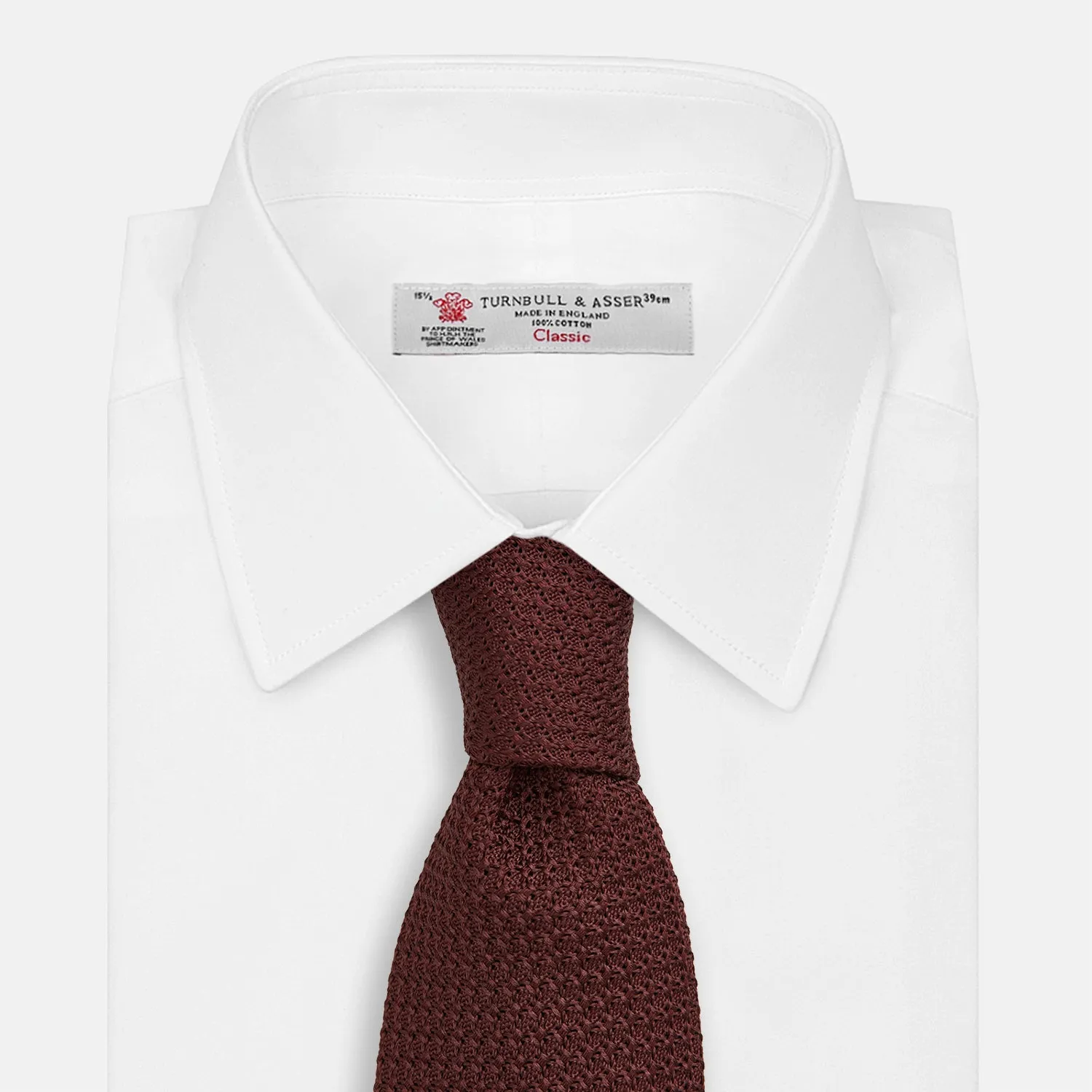 Dark Red Knitted Tie