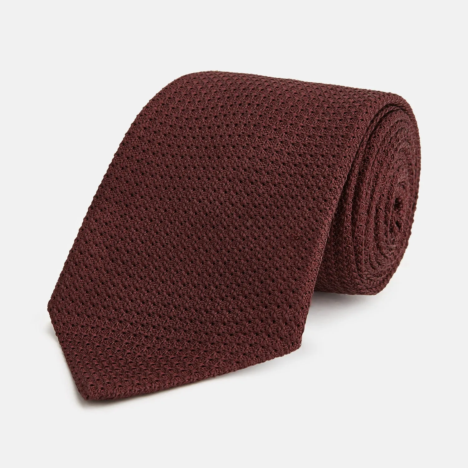 Dark Red Knitted Tie