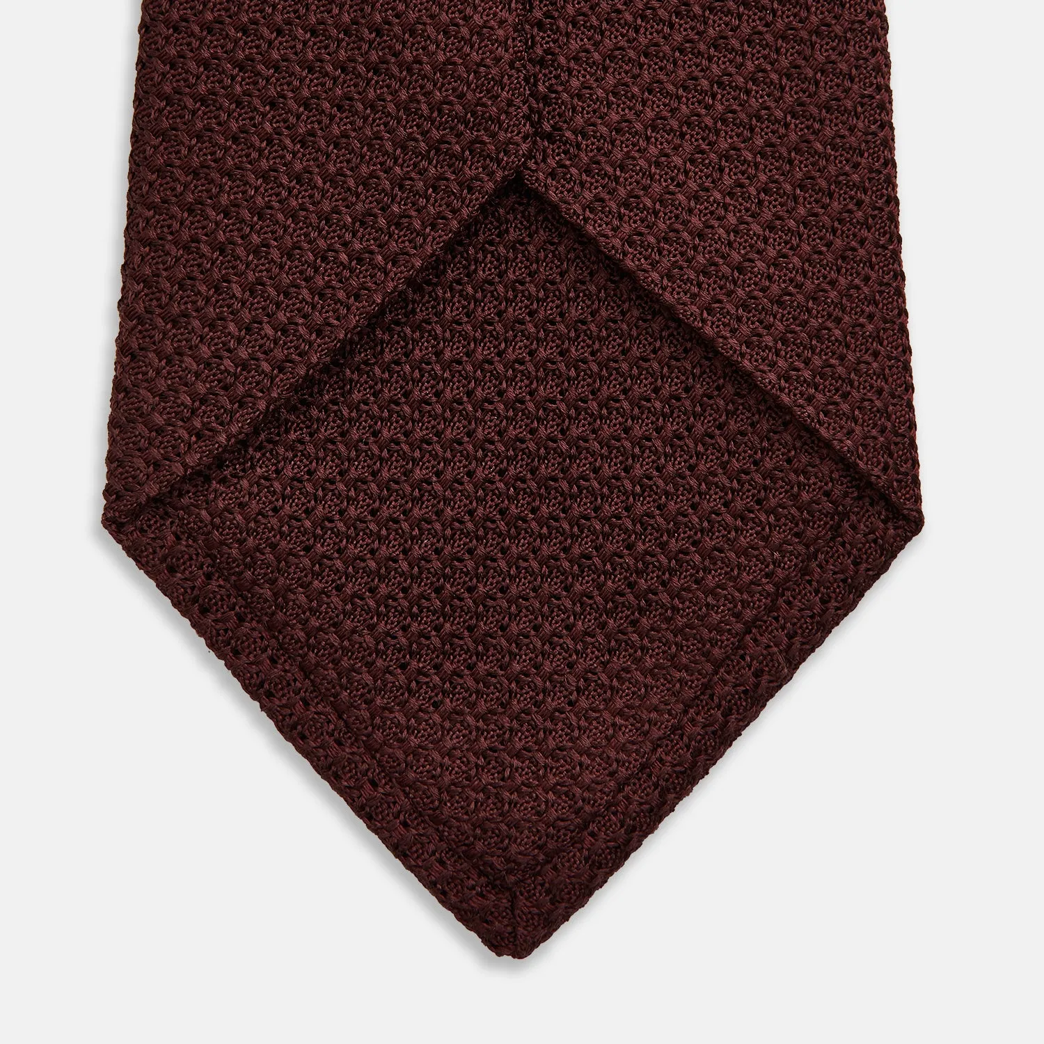 Dark Red Knitted Tie