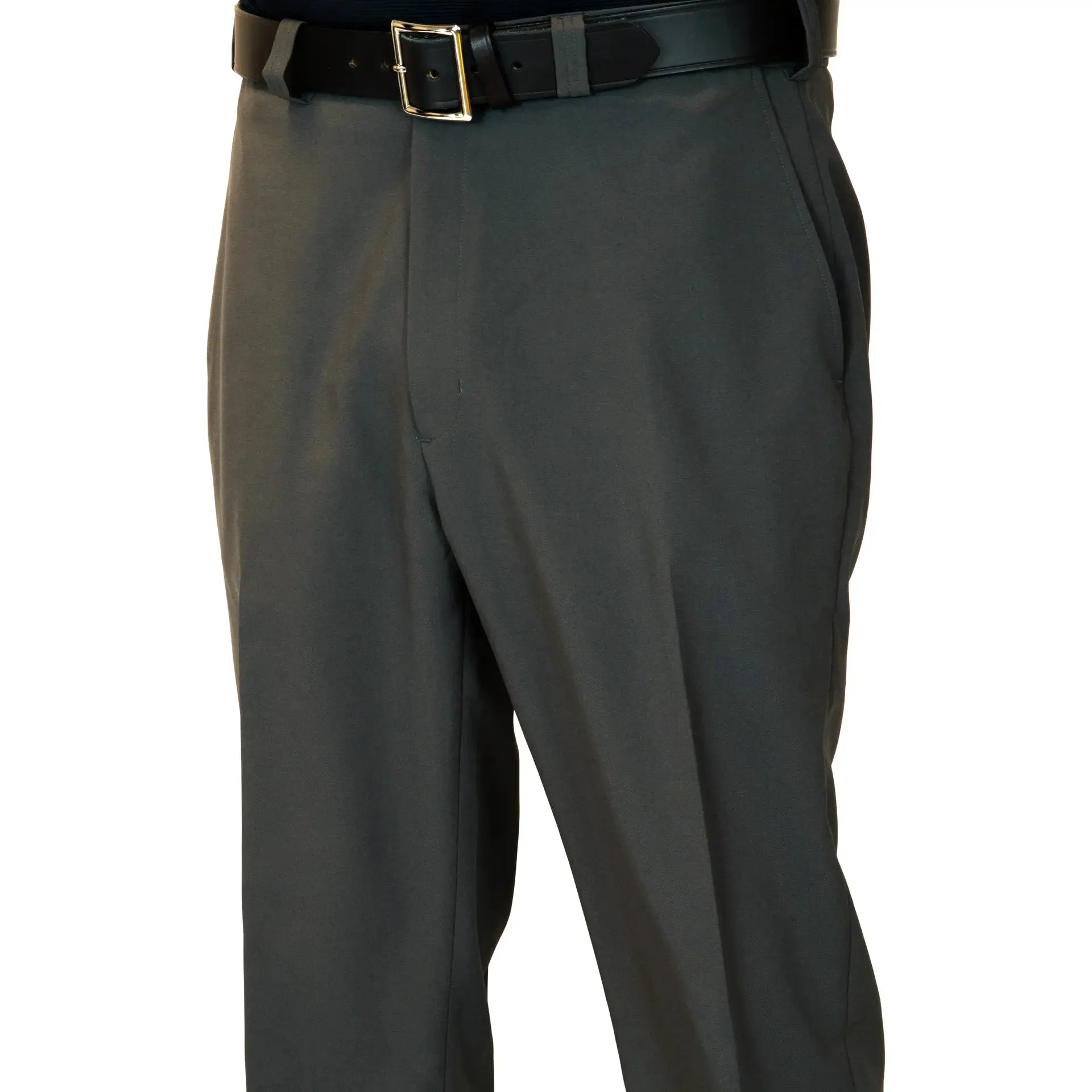 Davis Core Lightweight Flat Front Charcoal Plate Umpire Pant