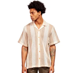 Do Not Disturb Relaxed Fit Short Sleeve Shirt - Sand