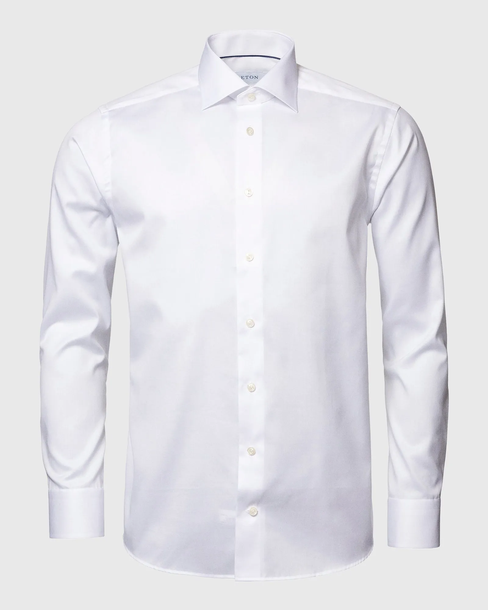 ETON 30007951100 WHITE SIGNATURE TWILL SLIM SC SHIRT