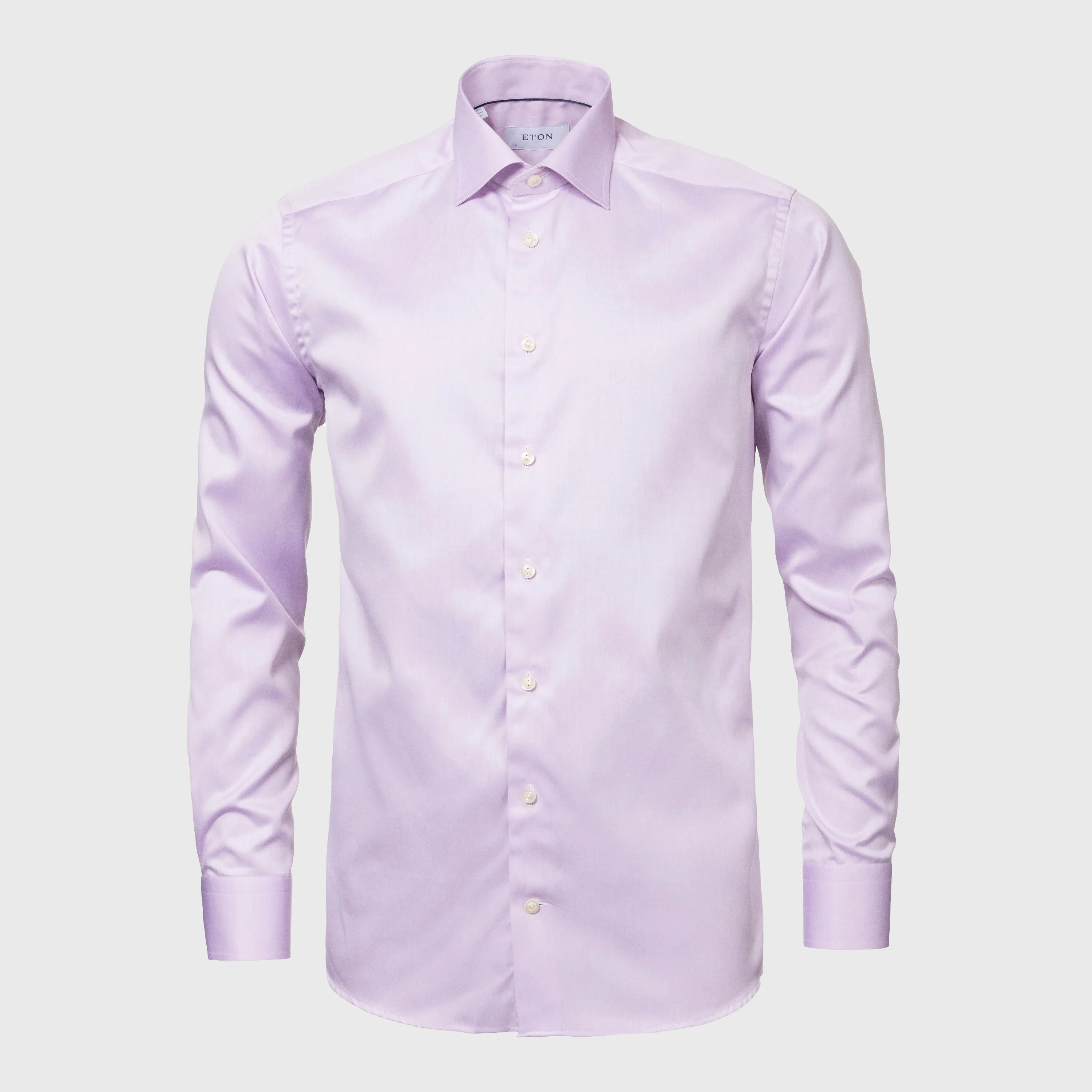 ETON 30007951174 PURPLE SIGNATURE TWILL SLIM SC SHIRT