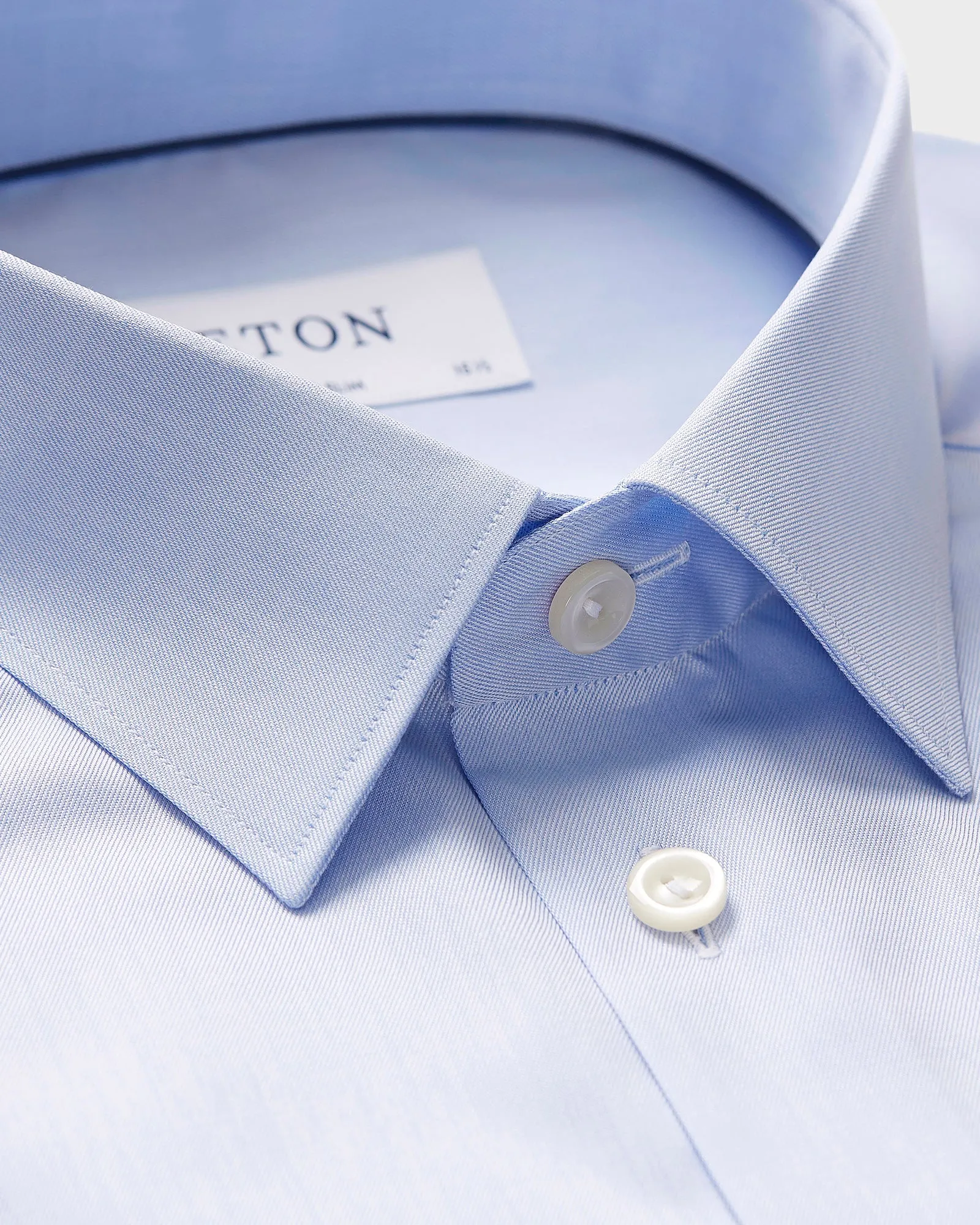 ETON 30008881121 BLUE SIGNATURE TWILL SUPER-SLIM SC SHIRT