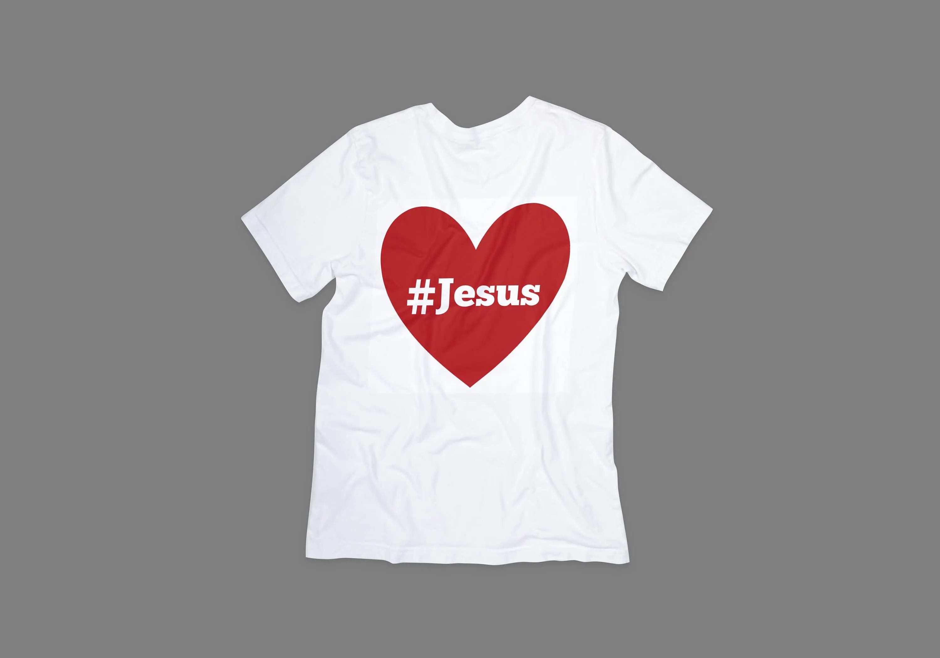 Hashtag Jesus Love T-shirt - Faith-Inspired Design, Soft Cotton, Unisex Fit