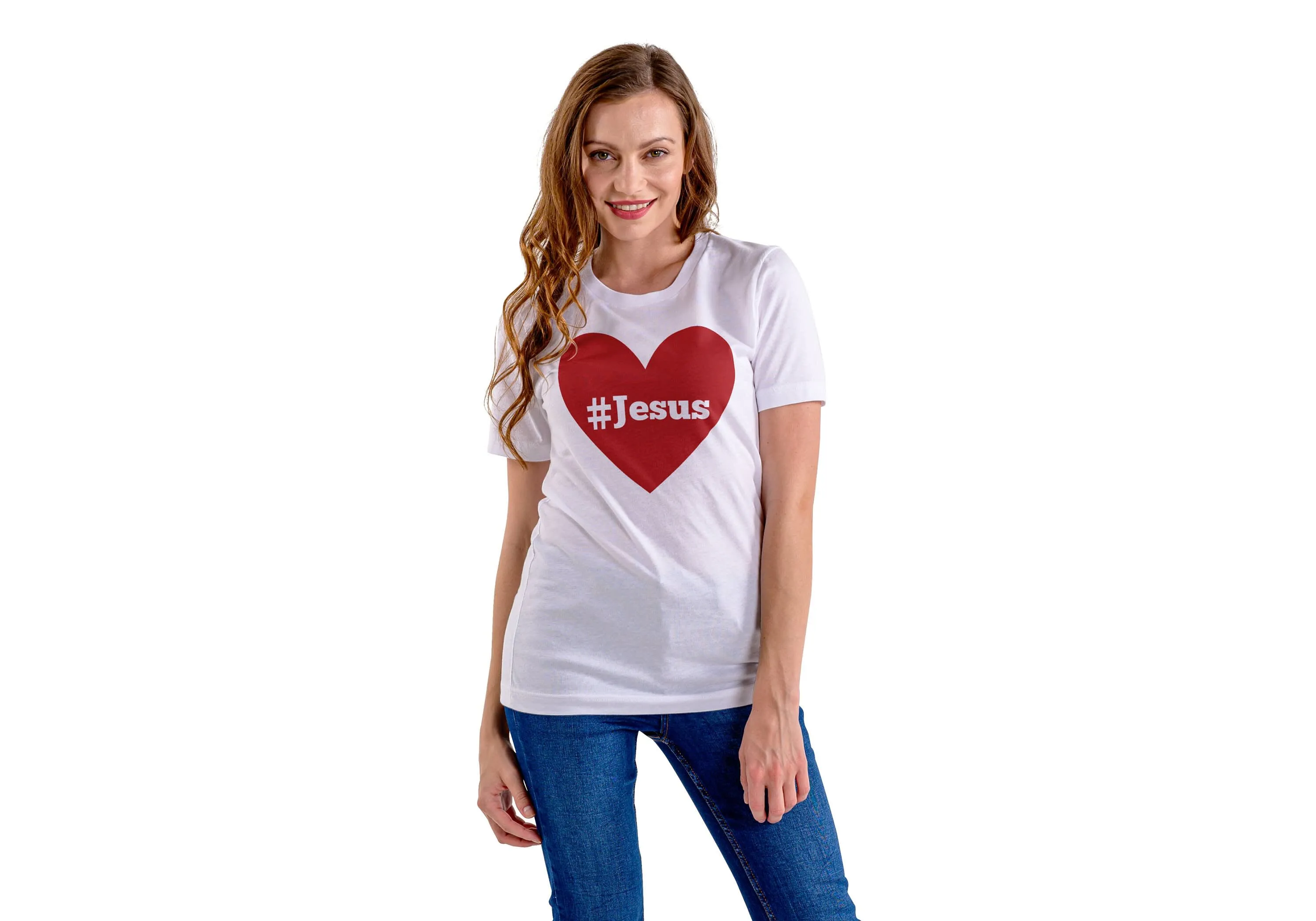 Hashtag Jesus Love T-shirt - Faith-Inspired Design, Soft Cotton, Unisex Fit