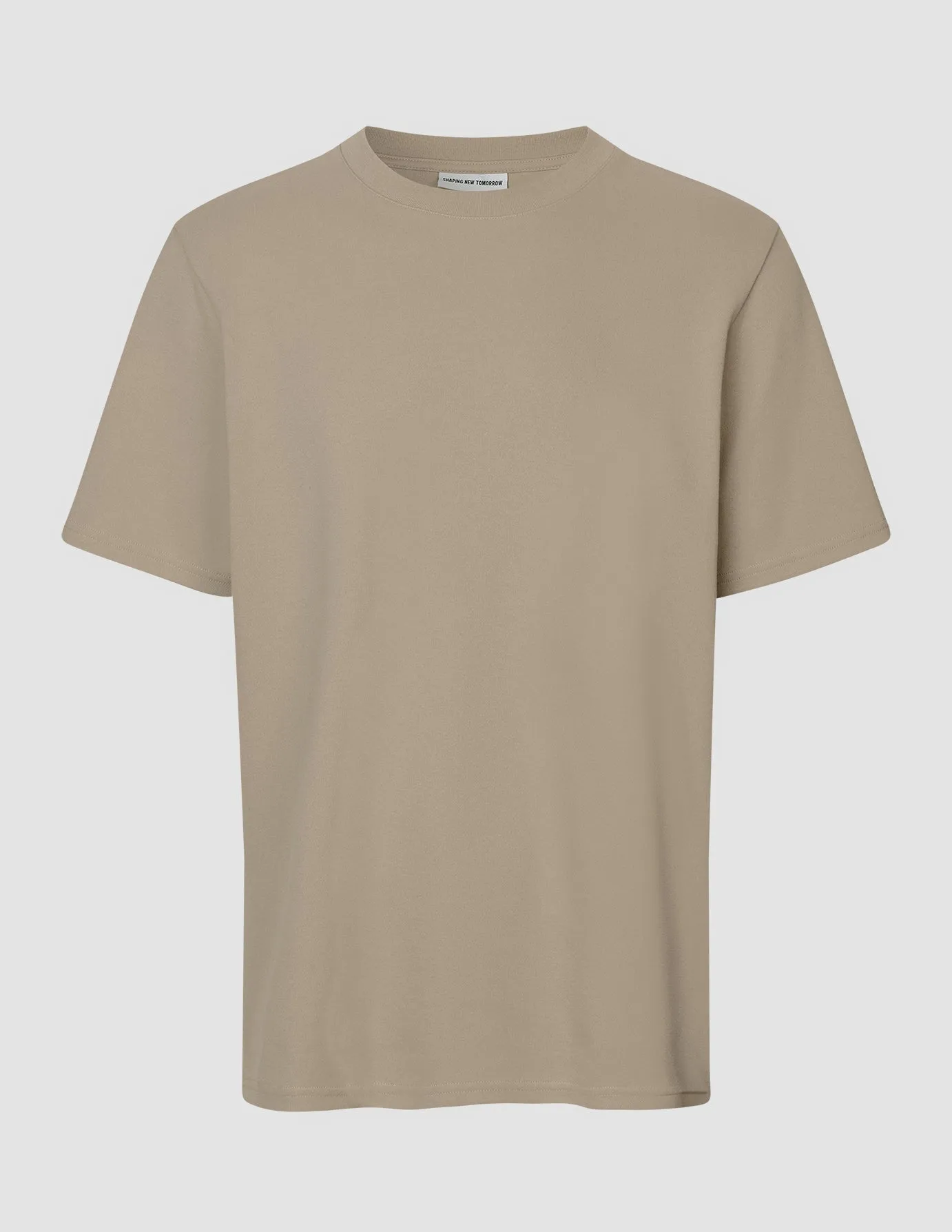 Heavy Box Fit T-shirt Wooden Beige